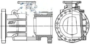 Valve body drawing